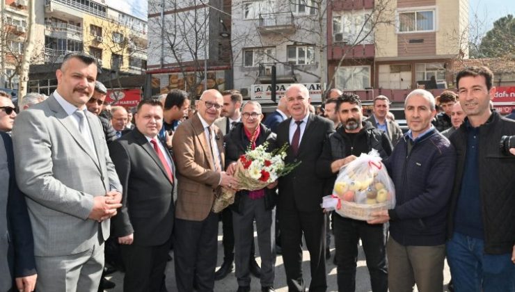 Başkan Ergün, esnaf ve vatandaşlarla buluştu