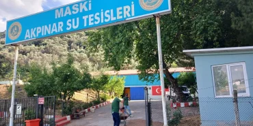 Manisa'da su depolarının çevresinde yangın riskine karşı temizlik